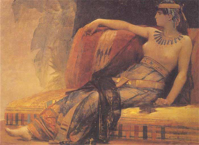 Alexandre Cabanel Cleopatra Testing Poisons on Condemned Prisoners oil painting image